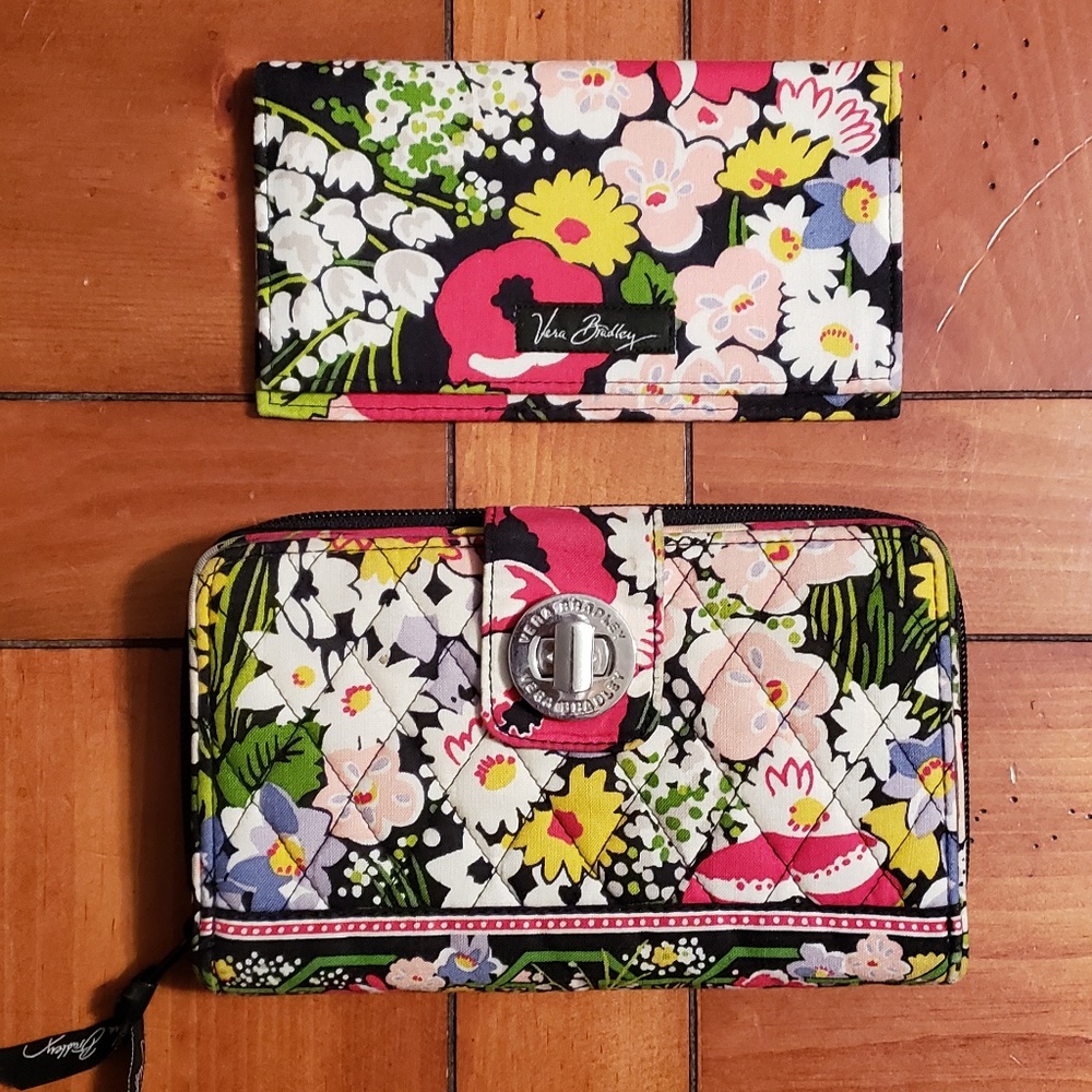 Vera Bradley Turnlock Wallet & Checkbook Cover